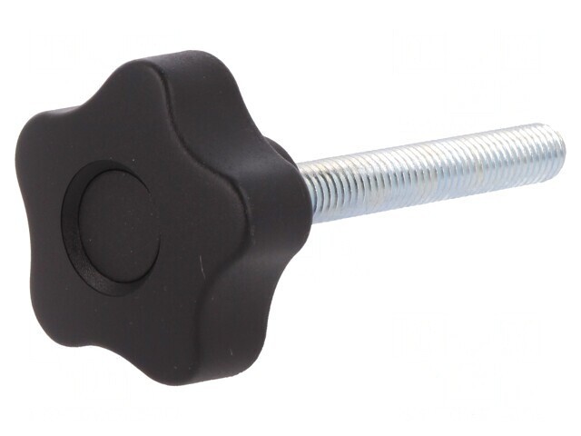 Buton Reglare Negru &Oslash;40mm M8