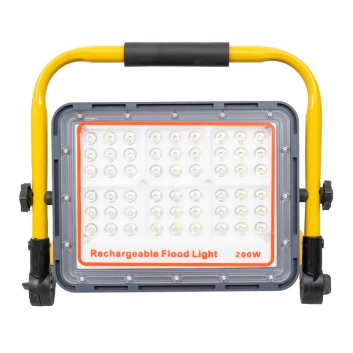 Proiector LED portabil 200W cu 2 moduri iluminat si conexiune USB ...