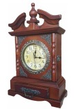 Cumpara ieftin Ceas decorativ din lemn cu sertar &ndash; Design vintage TX-3802