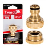Conector pentru robinet 3 / 4&quot; cu reductor de 1 / 2&quot; Brass Line, Tvardy T07324
