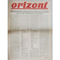 ORIZONT , ZIAR DE LITERATURA , ARTA , CULTURA , GANDIRE SOCIALA , ANUL I , NR. 7 , 15 FEBRUARIE , 1945