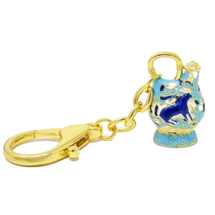 Amuleta cu Ceainic cu Calul Celest