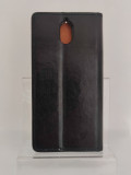 Husa Flip Carte ( imitatie piele ) Nokia 7 Plus., Negru