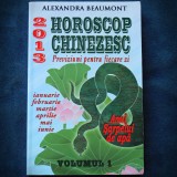 Cumpara ieftin HOROSCOP CHINEZESC - ALEXANDRA BEAUMONT, ANUL SARPELUI DE APA - 2013