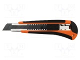 Cuțit universal 18mm cu dispozitiv de blocare lamă BLACK TIGER - SOLID TOOLS