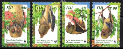 FIJI 1997, Fauna, WWF, serie neuzată, MNH foto
