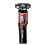 Aparat de Ras Electric Hausberg HB-79RS 3 Capete Cu Rotire Autonomie 120 minute Incarcare USB Type-C