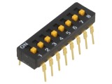 Comutator DIP-SWITCH 8 Secțiuni ON-OFF 30VDC