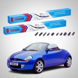 Cumpara ieftin Ștergătoare Ford StreetKa Gen I RL2 Cabriolet 2003-2005 | Set Față Flat Premium &ndash; TeamCar&reg;