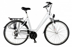 Bicicleta Oras Devron 2824 Brighton Alb M 28 inch foto