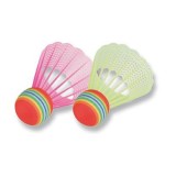 Set 2 fluturasi badminton plastic Sunlfex TROPICAL, multicolor