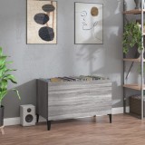 VidaXL Dulap pentru discuri gri sonoma 74,5x38x48 cm lemn prelucrat 831971