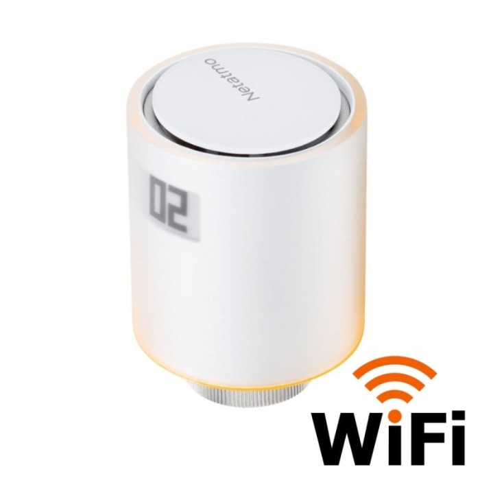 Netatmo cap termostat smart pentru calorifer Wi-Fi, programabil