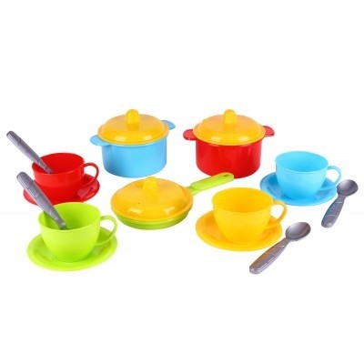 Set vesela, Technok, multicolor foto