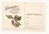 CA9 -Carte Postala-Buletin de avertizare- Impotriva Rapanului ,necirculata