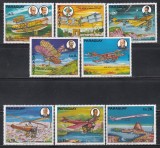 Paraguay 1977 - Istoria aviației, Serie + PA, MNH