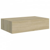 Dulap de perete cu sertar, stejar, 40x23,5x10 cm, MDF