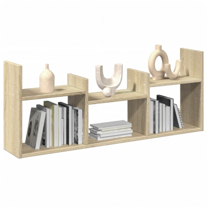 vidaXL Dulap de perete, stejar sonoma, 100x18x40 cm, lemn prelucrat 854798