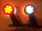 Lampa LED Gabarit EgKal DLG003.5 Polonia, 12-30V, Fata/Spate, Brat 130mm, 2 Functii, Omologare E20