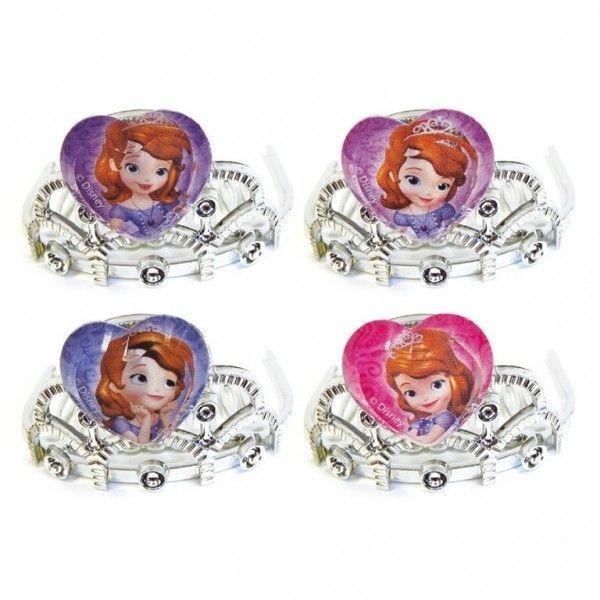 Coronite Tiara Sofia Party set 4 buc Coronite Tiara Sofia Party set 4 buc