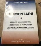 Carte 1114 Comentarii Legea nr. 169 din 1997