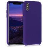Husa pentru Apple iPhone X / iPhone XS, Silicon, Violet, 42495.38, Carcasa, Kwmobile