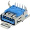 Conector USB A 3.0 THT 90&deg; aurit