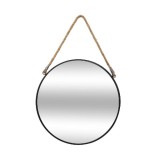 Cumpara ieftin Oglinda de perete PWD-0074 18208 Negru 38x3x38cm