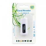 Cititor Card USB OEM All in One, Alb