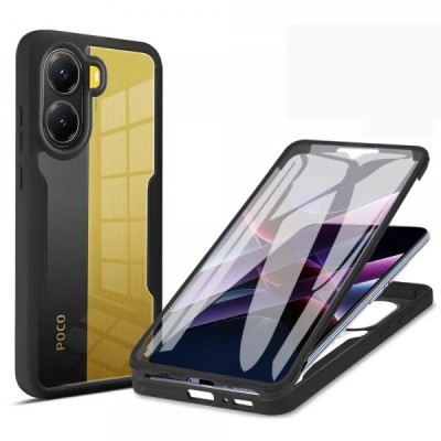 Husa pentru Xiaomi Poco X7 Pro, Techsuit, ColorVerse 360, Neagra foto