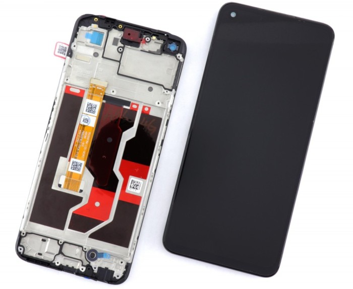 Display Oppo A96 4G cu Rama Black Negru