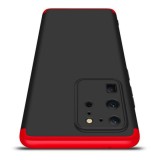 Husa Samsung Galaxy S20 Ultra Shield 360 GKK, Policarbonat, Rezistenta Socuri, Praf, Zgarieturi, Negru/Rosu + Folie