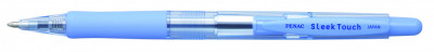 Pix Penac Sleek Touch, Rubber Grip, 1.0mm, Accesorii Albastru Pastel - Scriere Albastra foto