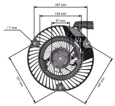 Demaror utilaj Briggs&amp;amp;Stratton 700, 750 DOV, 3470 foto