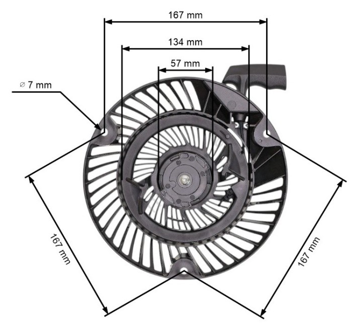 Demaror utilaj Briggs&amp;Stratton 700, 750 DOV, 3470