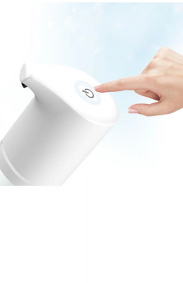 Dispenser de săpun spuma cu senzor infraroșu, pentru baie, USB, Doza inclusa foto