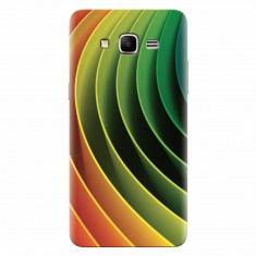 Husa silicon pentru Samsung Grand Prime, 3D Multicolor Abstract Lines