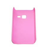 Husa tip capac spate roz (cu puncte) pentru Samsung Galaxy Ace Duos S6802