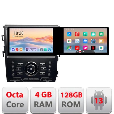 Navigatie Mondeo MK5 SYNC2 si SYNC 3 2015-2022 Lenovo 8 core 4+64 10.5 inch Incell 1K android Wifi 5Ghz gps internet CarStore Technology foto