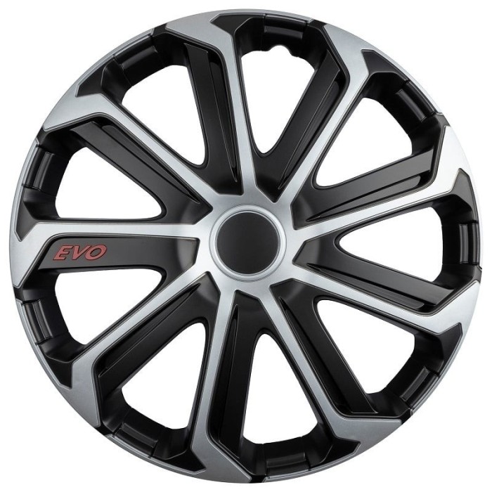 Set 4 Capace Roti Evo Gri-Negru R15