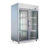 Dulap frigorific patiserie dublu cu usi de sticla