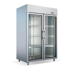 Dulap frigorific patiserie dublu cu usi de sticla