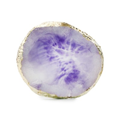 Paletă &amp;icirc;n formă de piatră, violet foto
