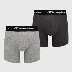 Champion boxeri (2-pack) barbati, culoarea gri