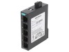 Switch Ethernet Industrial Moxa EDS-2005-ELP, Neadministrabil, 5 Porturi RJ45, 10/100Mbps, Montare Sina DIN, IP40