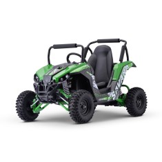 UTV electric pentru copii NITRO GoKid Savana 1200W 48V cu diferential, culoare Verde