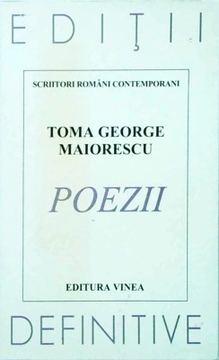 Toma George Maiorescu - Poezii. Editie bilingva foto