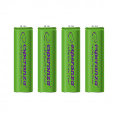 Baterii reincarcabile Ni-MH AA 2000MAH x4, Esperanza EZA104G foto