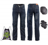 Pantaloni Moto Barbati Jeans W-TEC Pawted FitLine Training
