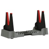 vidaXL Suport pentru tragere Gri 46 x 14 x 19.5 cm Plastic 42013607
